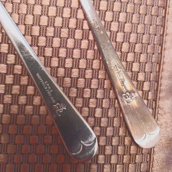Vintage 🌹E.P.N.S. SHEFFIELD. ENGLAND Silver Utensils - Picture 9 of 11